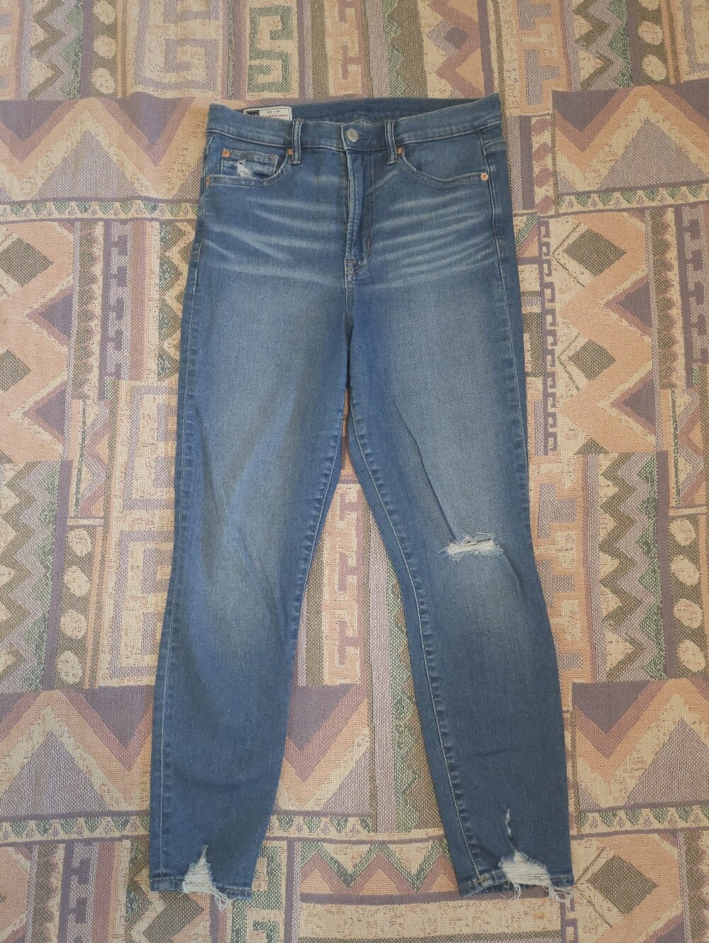 Gap Jeans Womens Size 29 True Skinny Ankle  Sky High